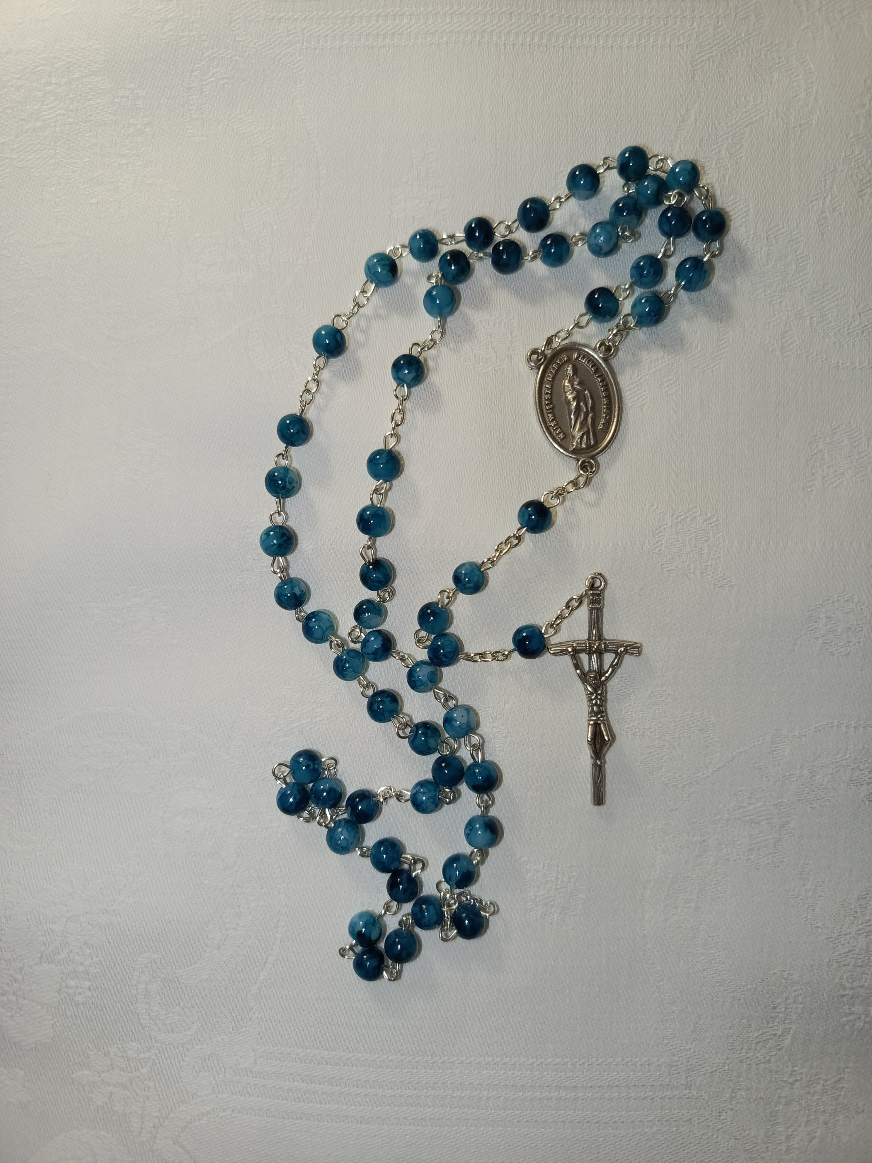 Różaniec z medalikiem NMP Jazłowieckiej